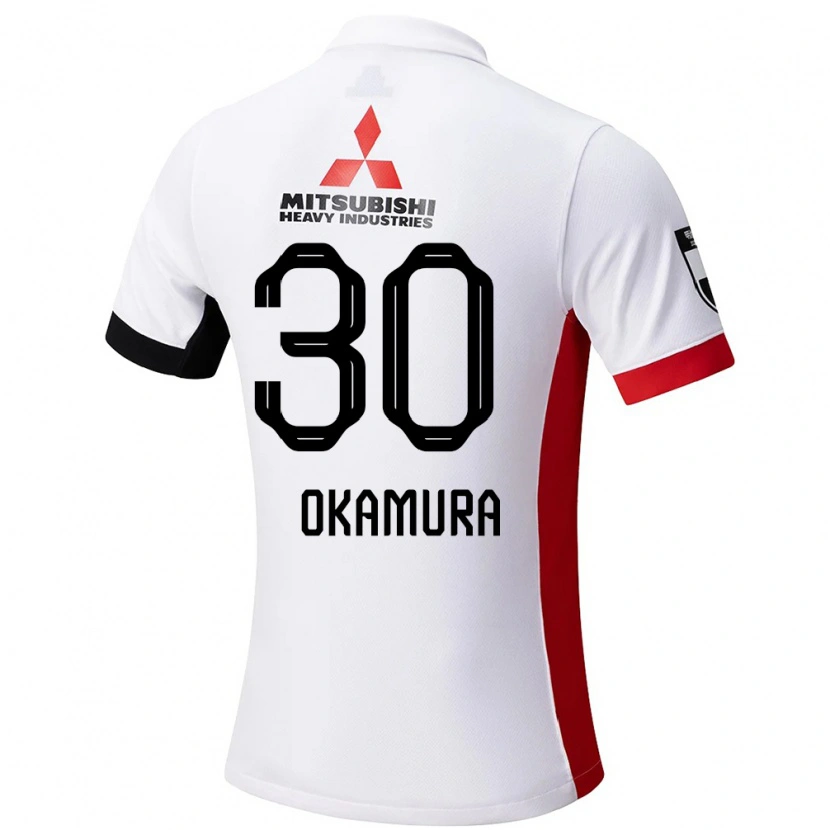 Danxen Damen Raika Okamura #30 Weiß Schwarz Auswärtstrikot Trikot 2025/26 T-Shirt Österreich