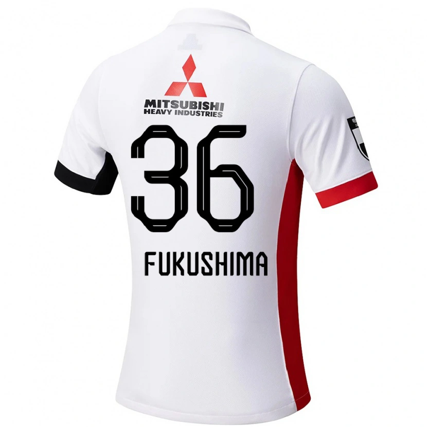Danxen Damen Ryuya Fukushima #36 Weiß Schwarz Auswärtstrikot Trikot 2025/26 T-Shirt Österreich