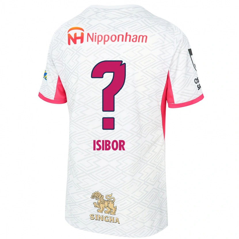 Danxen Damen Ken Isibor #0 Weiß Sakura Rosa Auswärtstrikot Trikot 2025/26 T-Shirt Österreich