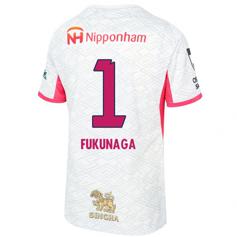 Danxen Damen Erika Fukunaga #1 Weiß Sakura Rosa Auswärtstrikot Trikot 2025/26 T-Shirt Österreich