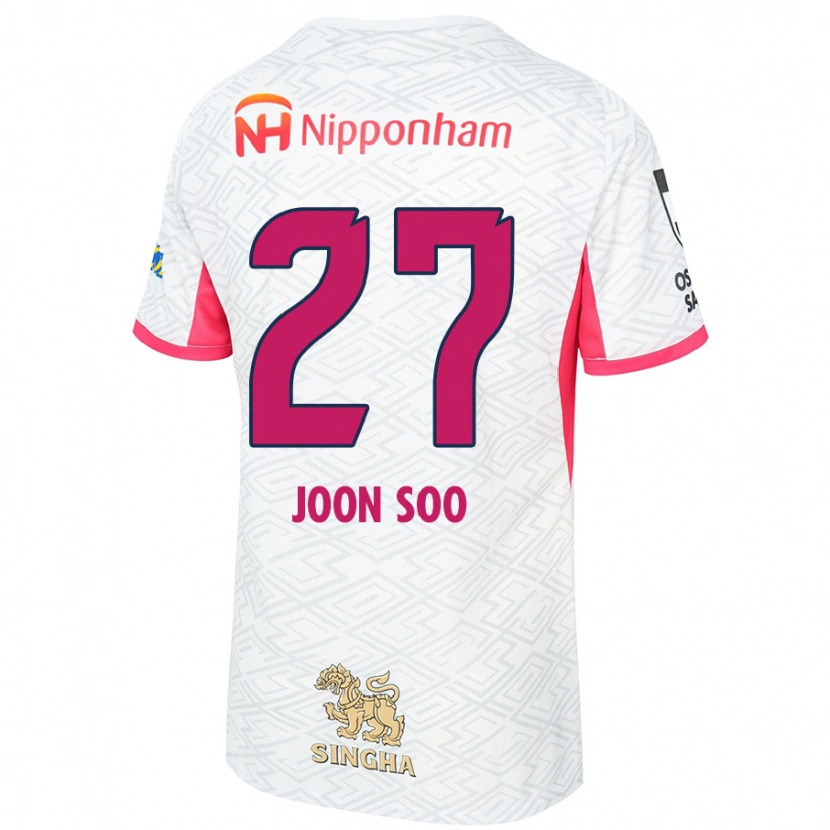 Danxen Damen Ahn Joon-Soo #27 Weiß Sakura Rosa Auswärtstrikot Trikot 2025/26 T-Shirt Österreich