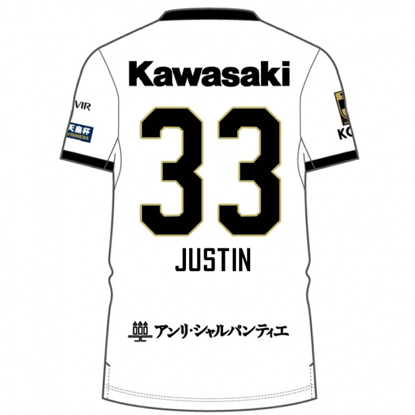 Danxen Damen Justin Homma #33 Weiß Schwarz Auswärtstrikot Trikot 2025/26 T-Shirt Österreich