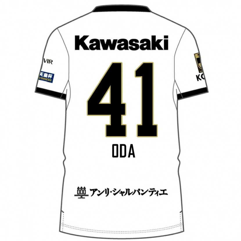 Danxen Damen Yutaro Oda #41 Weiß Schwarz Auswärtstrikot Trikot 2025/26 T-Shirt Österreich