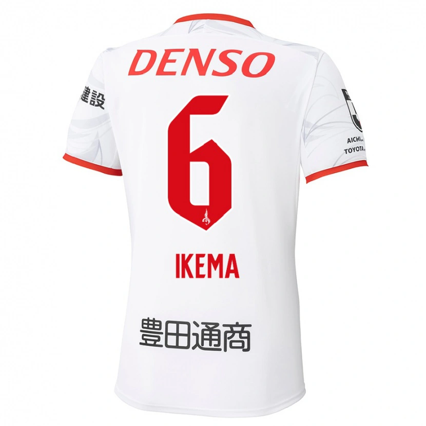 Danxen Damen Kano Ikema #6 Weiß Rot Auswärtstrikot Trikot 2025/26 T-Shirt Österreich