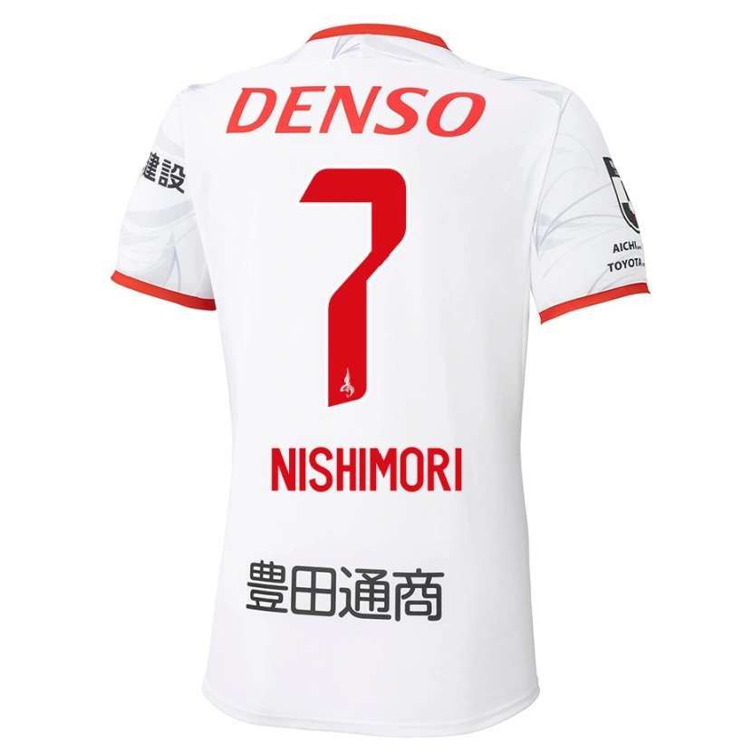 Danxen Damen Yuto Nishimori #7 Weiß Rot Auswärtstrikot Trikot 2025/26 T-Shirt Österreich