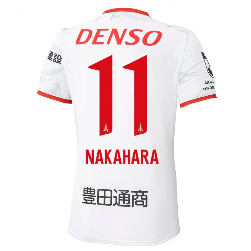 Danxen Damen Sora Nakahara #11 Weiß Rot Auswärtstrikot Trikot 2025/26 T-Shirt Österreich