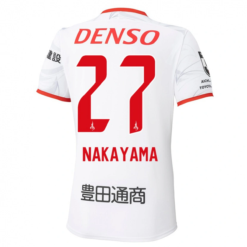 Danxen Damen Katsuhiro Nakayama #27 Weiß Rot Auswärtstrikot Trikot 2025/26 T-Shirt Österreich