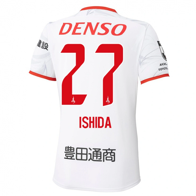 Danxen Damen Kakeru Ishida #27 Weiß Rot Auswärtstrikot Trikot 2025/26 T-Shirt Österreich