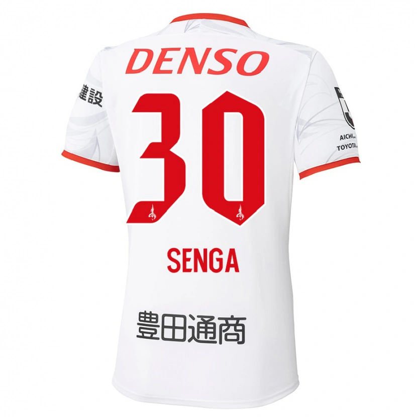 Danxen Damen Shotaro Senga #30 Weiß Rot Auswärtstrikot Trikot 2025/26 T-Shirt Österreich
