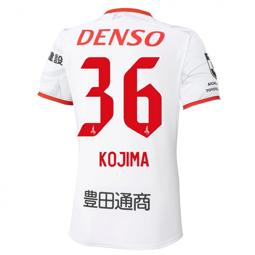 Danxen Damen Aoto Kojima #36 Weiß Rot Auswärtstrikot Trikot 2025/26 T-Shirt Österreich