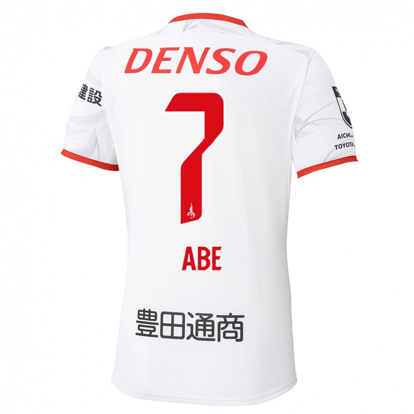 Danxen Damen Hiroyuki Abe #7 Weiß Rot Auswärtstrikot Trikot 2025/26 T-Shirt Österreich
