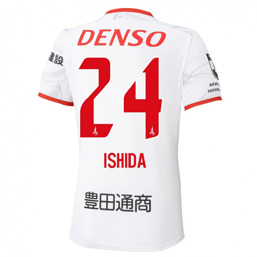 Danxen Damen Ryotaro Ishida #24 Weiß Rot Auswärtstrikot Trikot 2025/26 T-Shirt Österreich