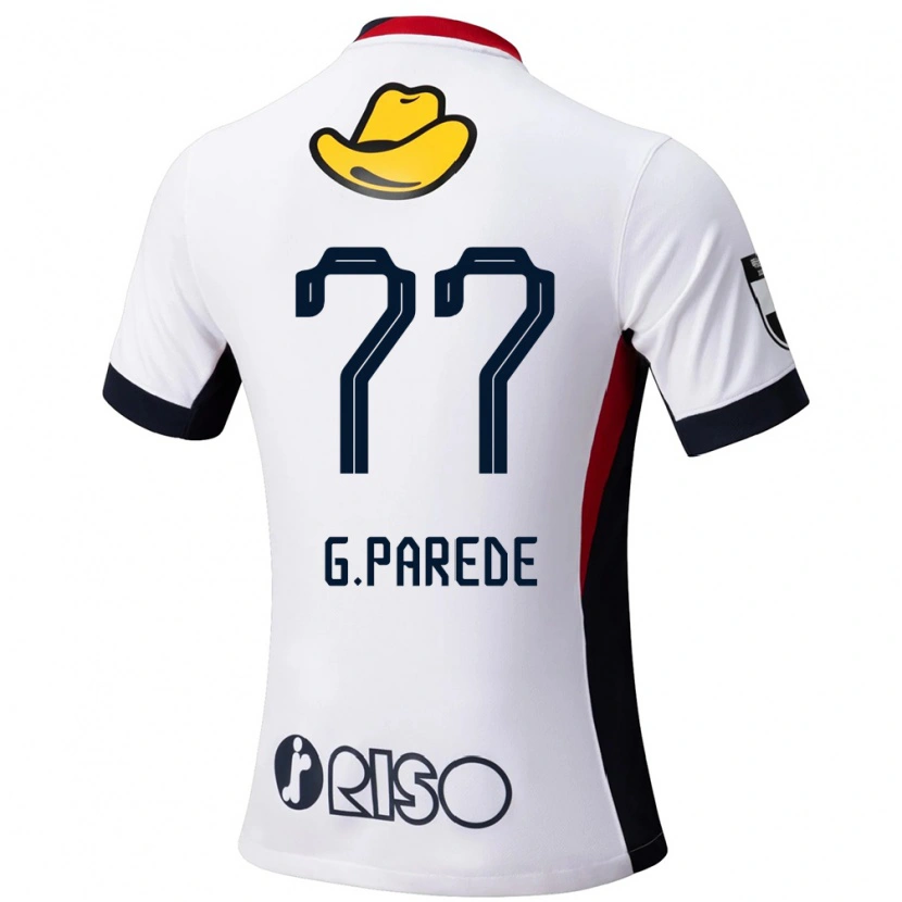 Danxen Damen Guilherme Parede #77 Weiß Schwarz Auswärtstrikot Trikot 2025/26 T-Shirt Österreich