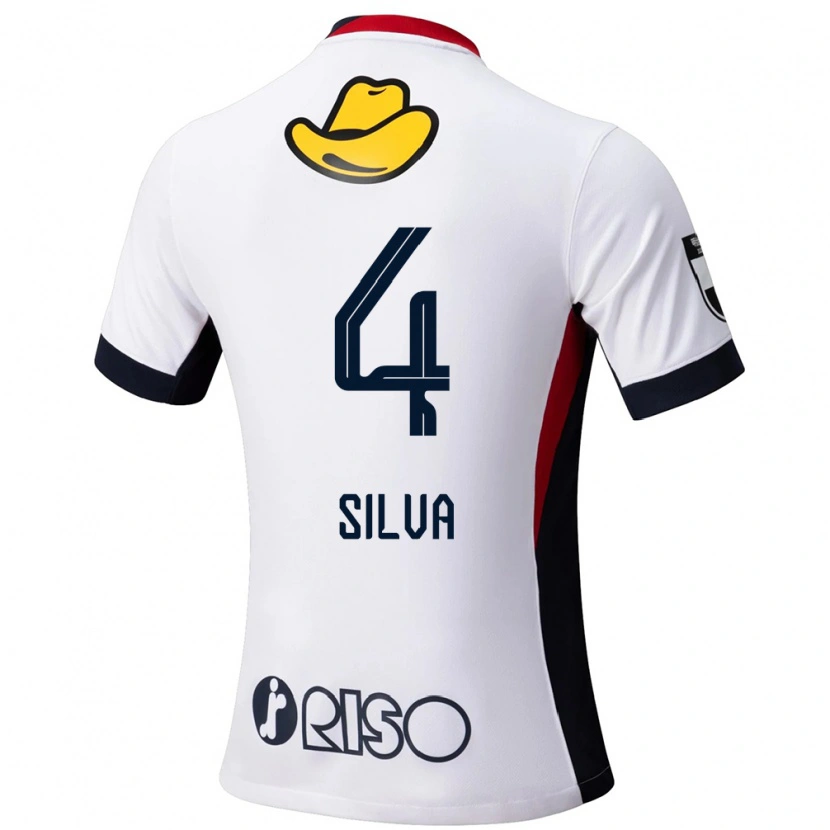 Danxen Damen Leo Silva #4 Weiß Schwarz Auswärtstrikot Trikot 2025/26 T-Shirt Österreich