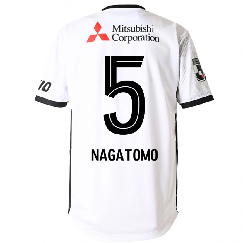 Danxen Damen Yuto Nagatomo #5 Weiß Schwarz Auswärtstrikot Trikot 2025/26 T-Shirt Österreich