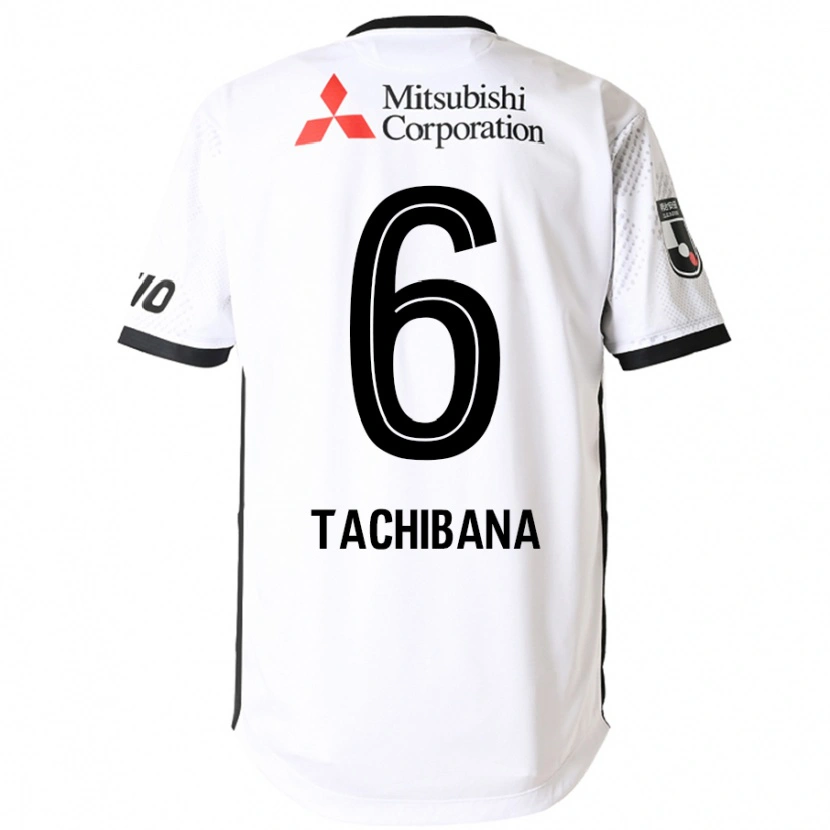 Danxen Damen Keigo Tachibana #6 Weiß Schwarz Auswärtstrikot Trikot 2025/26 T-Shirt Österreich
