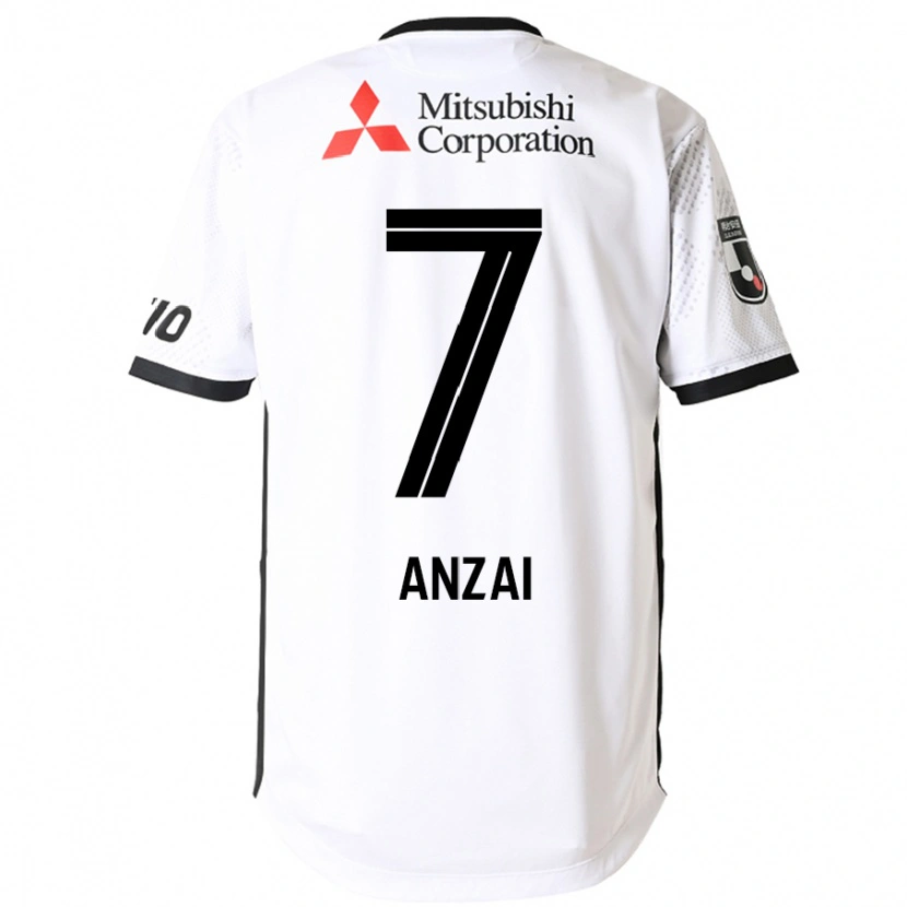 Danxen Damen Soma Anzai #7 Weiß Schwarz Auswärtstrikot Trikot 2025/26 T-Shirt Österreich