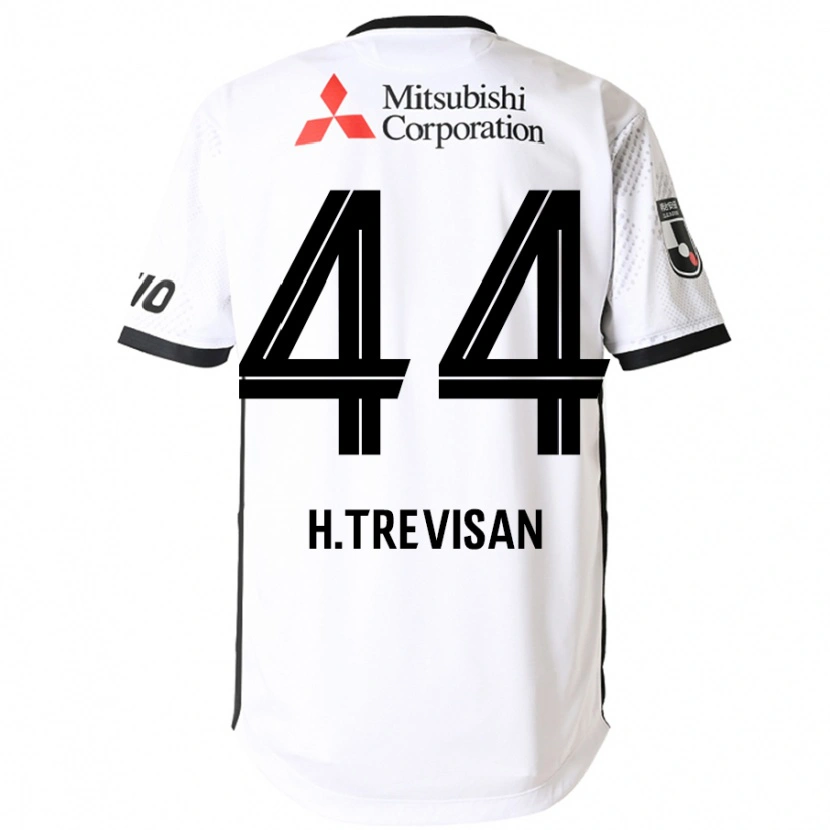 Danxen Damen Henrique Trevisan #44 Weiß Schwarz Auswärtstrikot Trikot 2025/26 T-Shirt Österreich