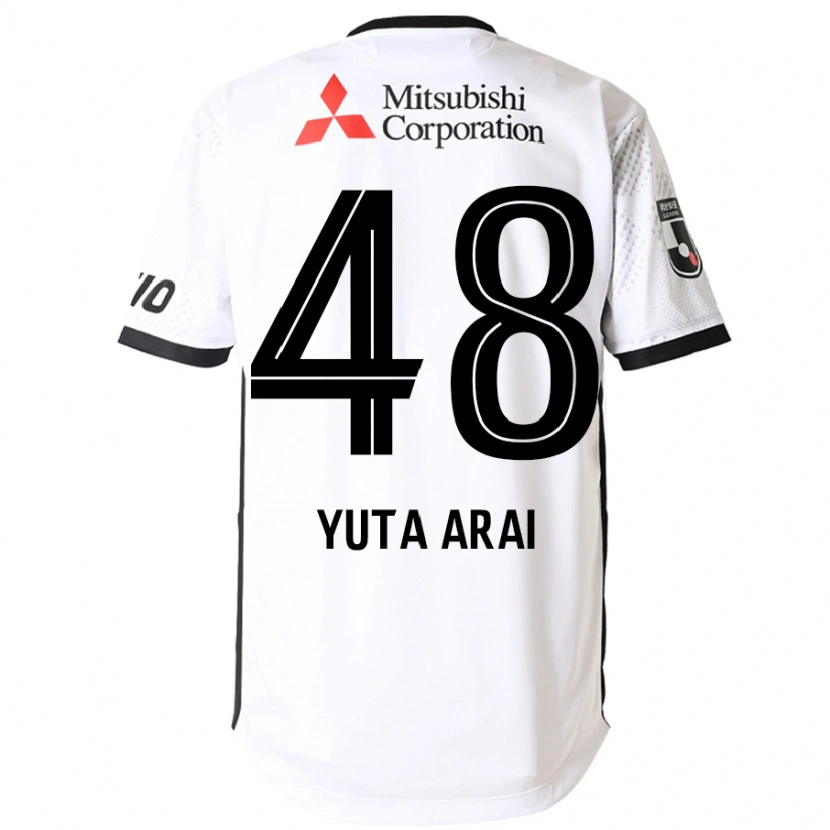 Danxen Damen Yuta Arai #48 Weiß Schwarz Auswärtstrikot Trikot 2025/26 T-Shirt Österreich