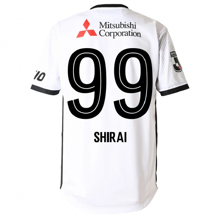 Danxen Damen Kosuke Shirai #99 Weiß Schwarz Auswärtstrikot Trikot 2025/26 T-Shirt Österreich
