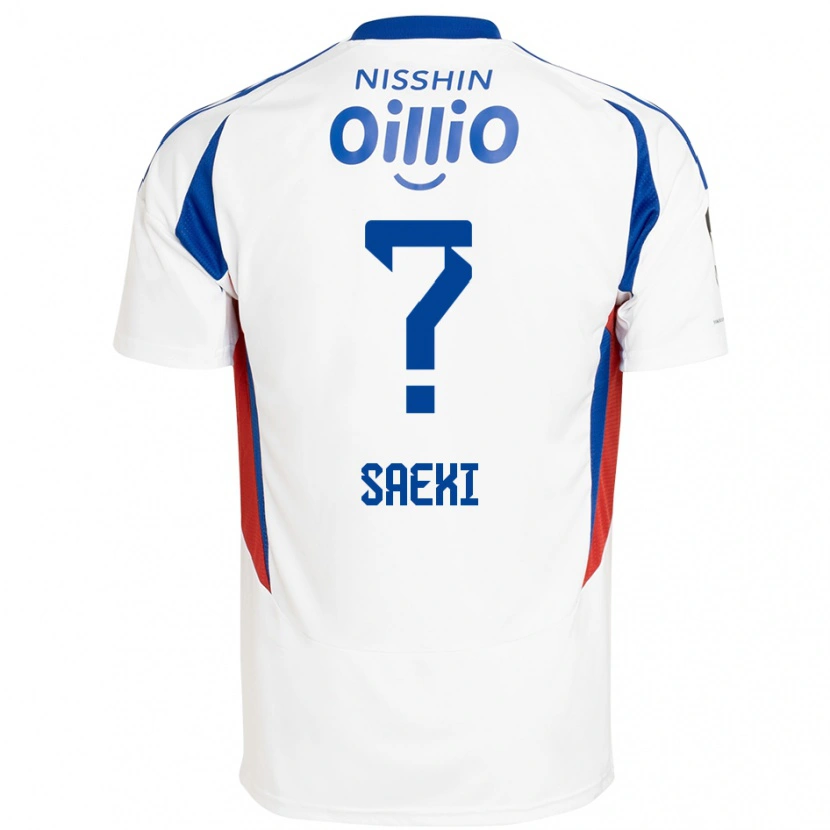 Danxen Damen Shunya Saeki #0 Weiß Königsblau Auswärtstrikot Trikot 2025/26 T-Shirt Österreich