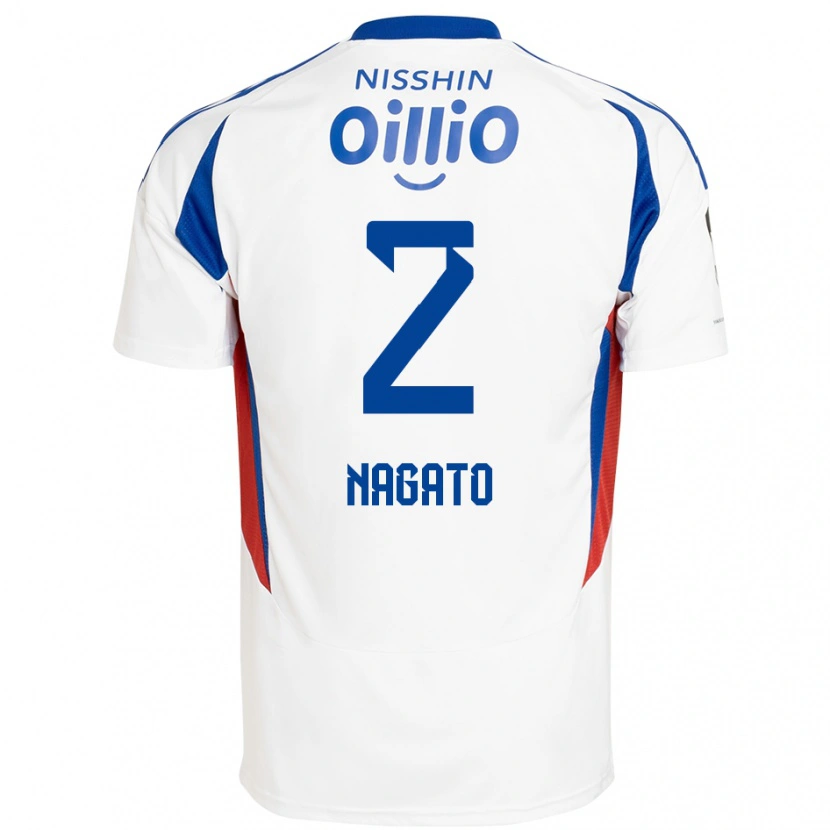 Danxen Damen Katsuya Nagato #2 Weiß Königsblau Auswärtstrikot Trikot 2025/26 T-Shirt Österreich