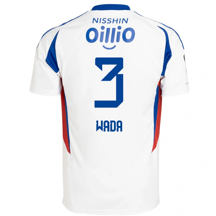 Danxen Damen Yusei Wada #3 Weiß Königsblau Auswärtstrikot Trikot 2025/26 T-Shirt Österreich