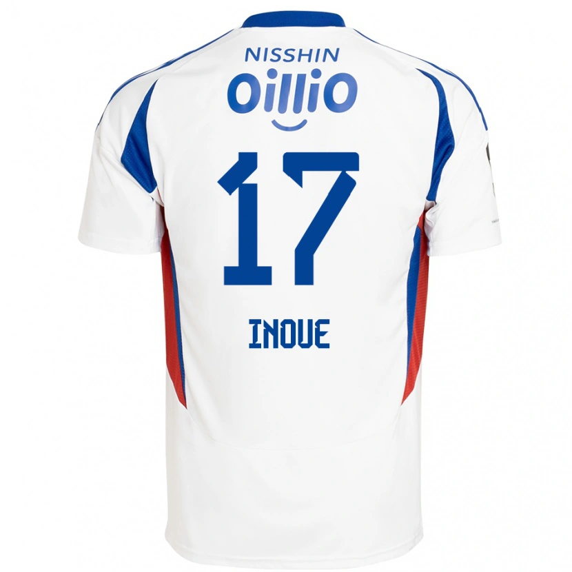 Danxen Damen Kenta Inoue #17 Weiß Königsblau Auswärtstrikot Trikot 2025/26 T-Shirt Österreich