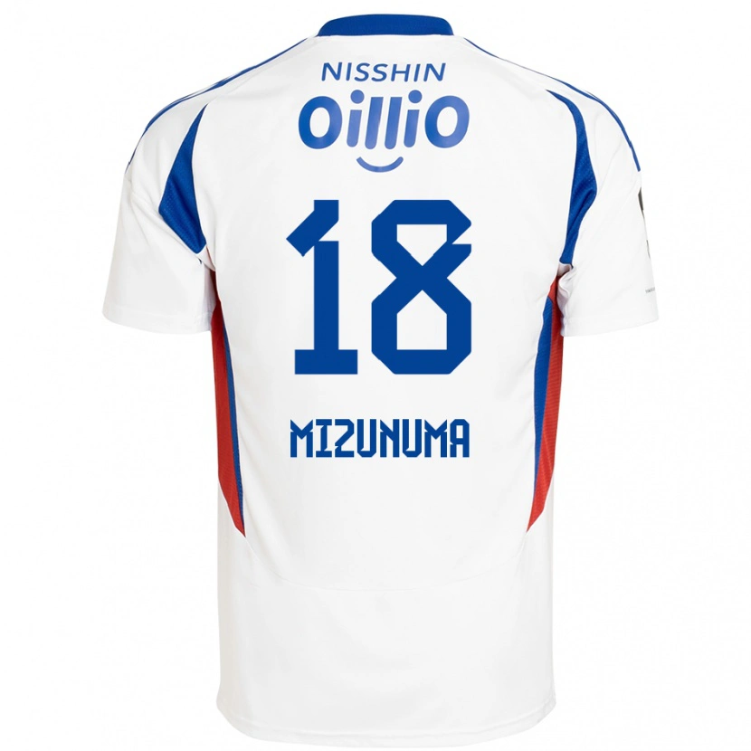 Danxen Damen Kota Mizunuma #18 Weiß Königsblau Auswärtstrikot Trikot 2025/26 T-Shirt Österreich