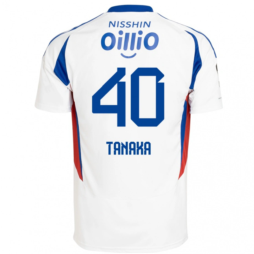 Danxen Damen Hiei Tanaka #40 Weiß Königsblau Auswärtstrikot Trikot 2025/26 T-Shirt Österreich