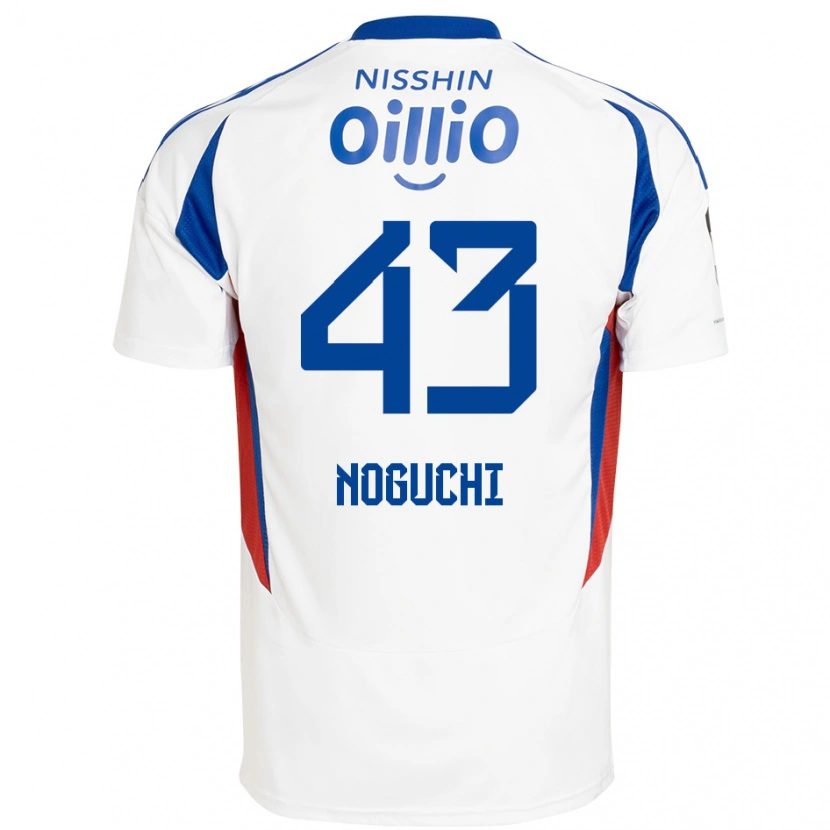 Danxen Damen Reno Noguchi #43 Weiß Königsblau Auswärtstrikot Trikot 2025/26 T-Shirt Österreich
