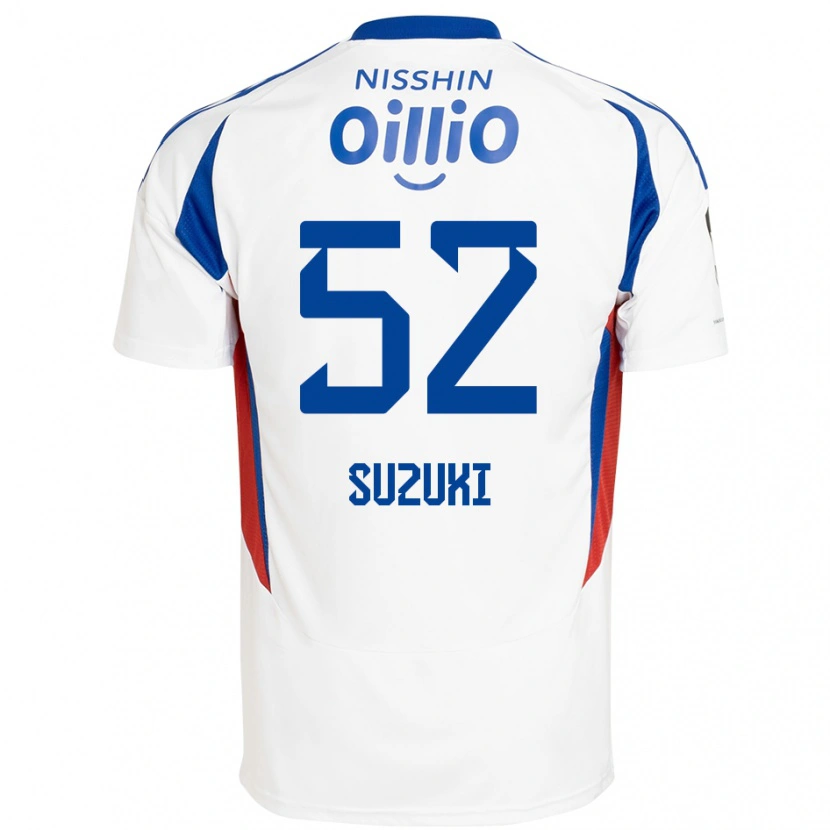 Danxen Damen Kai Suzuki #52 Weiß Königsblau Auswärtstrikot Trikot 2025/26 T-Shirt Österreich