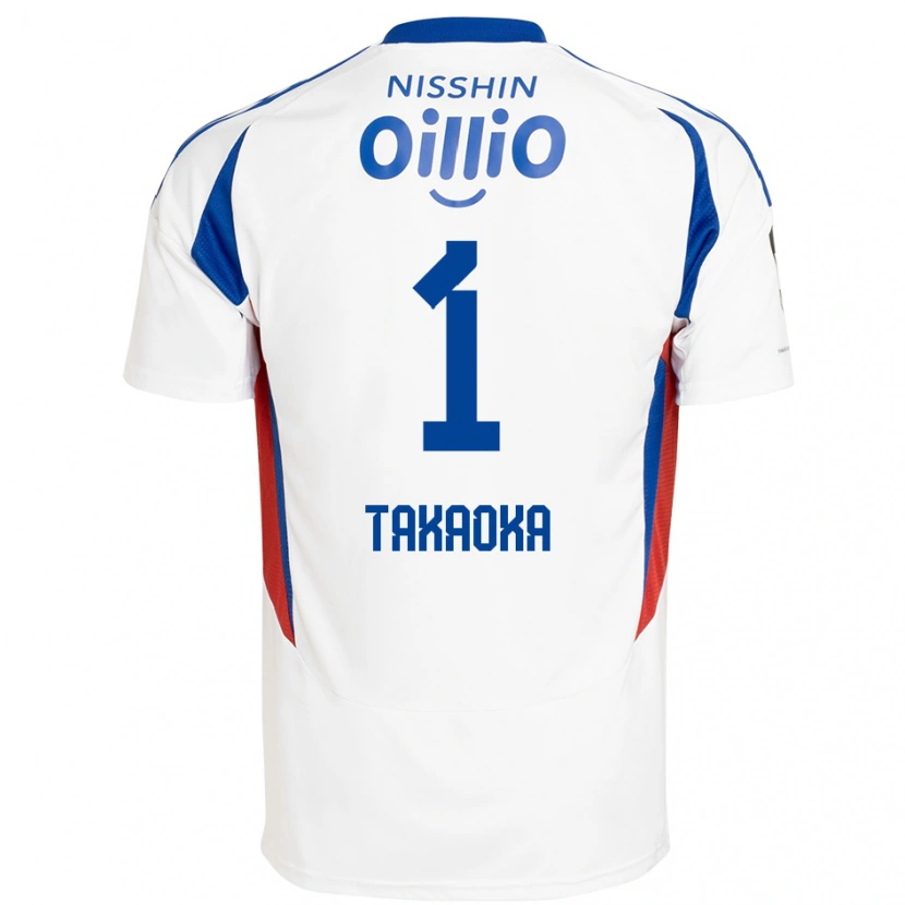 Danxen Damen Yohei Takaoka #1 Weiß Königsblau Auswärtstrikot Trikot 2025/26 T-Shirt Österreich