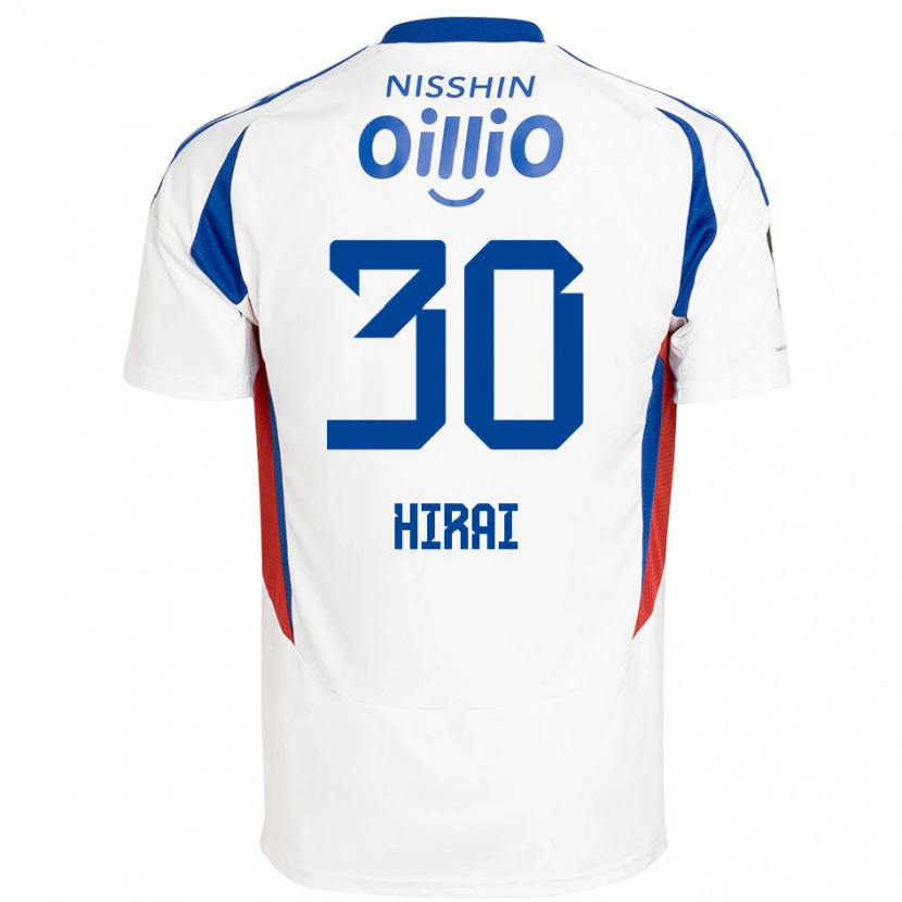 Danxen Damen Shunsuke Hirai #30 Weiß Königsblau Auswärtstrikot Trikot 2025/26 T-Shirt Österreich