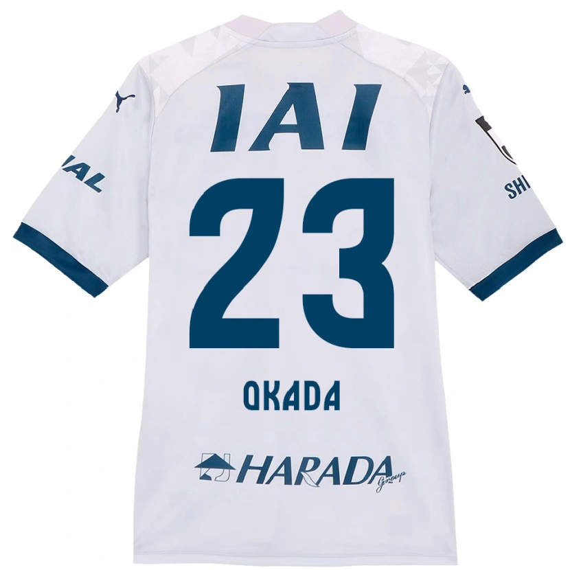 Danxen Damen Shu Okada #23 Weiß Königsblau Auswärtstrikot Trikot 2025/26 T-Shirt Österreich