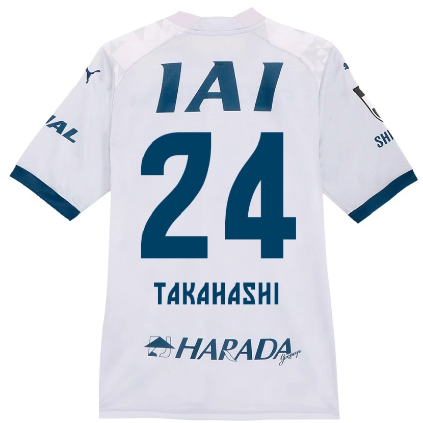 Danxen Damen Yuzuki Takahashi #24 Weiß Königsblau Auswärtstrikot Trikot 2025/26 T-Shirt Österreich