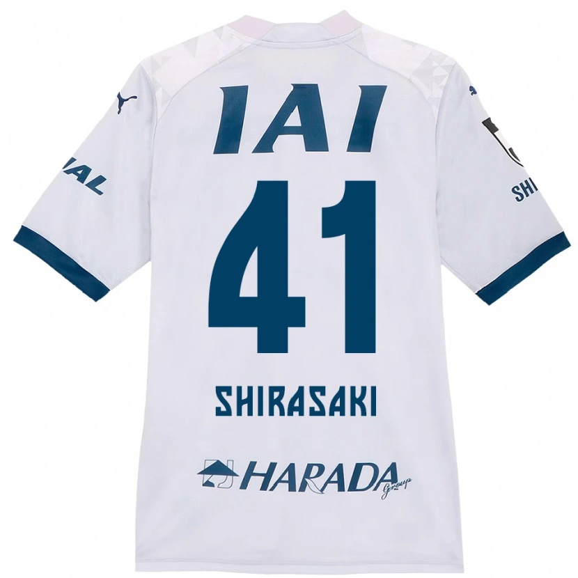 Danxen Damen Ryohei Shirasaki #41 Weiß Königsblau Auswärtstrikot Trikot 2025/26 T-Shirt Österreich
