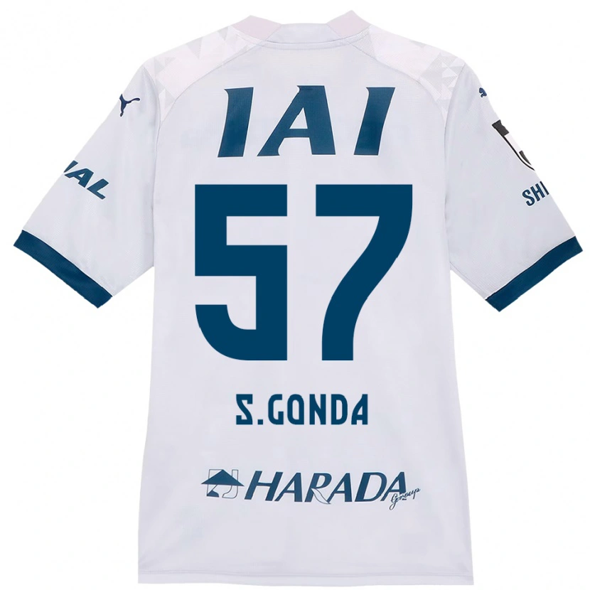 Danxen Damen Shuichi Gonda #57 Weiß Königsblau Auswärtstrikot Trikot 2025/26 T-Shirt Österreich