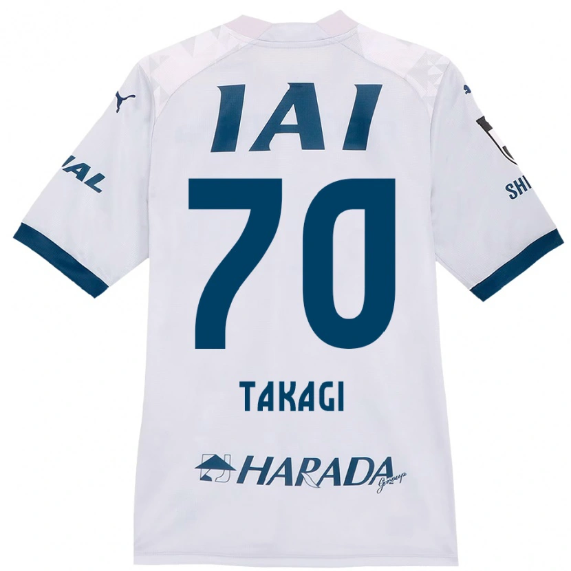 Danxen Damen Sen Takagi #70 Weiß Königsblau Auswärtstrikot Trikot 2025/26 T-Shirt Österreich