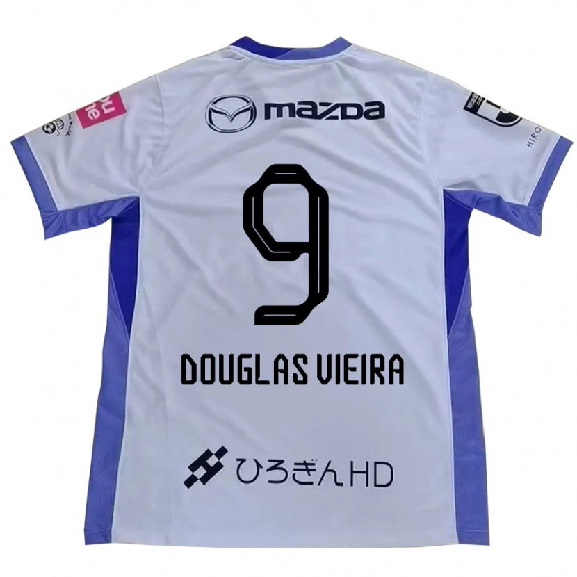 Danxen Damen Douglas Vieira #9 Weiß Orange Auswärtstrikot Trikot 2025/26 T-Shirt Österreich