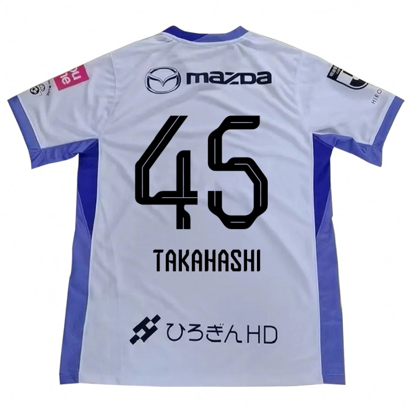Danxen Damen Narumi Takahashi #45 Weiß Orange Auswärtstrikot Trikot 2025/26 T-Shirt Österreich