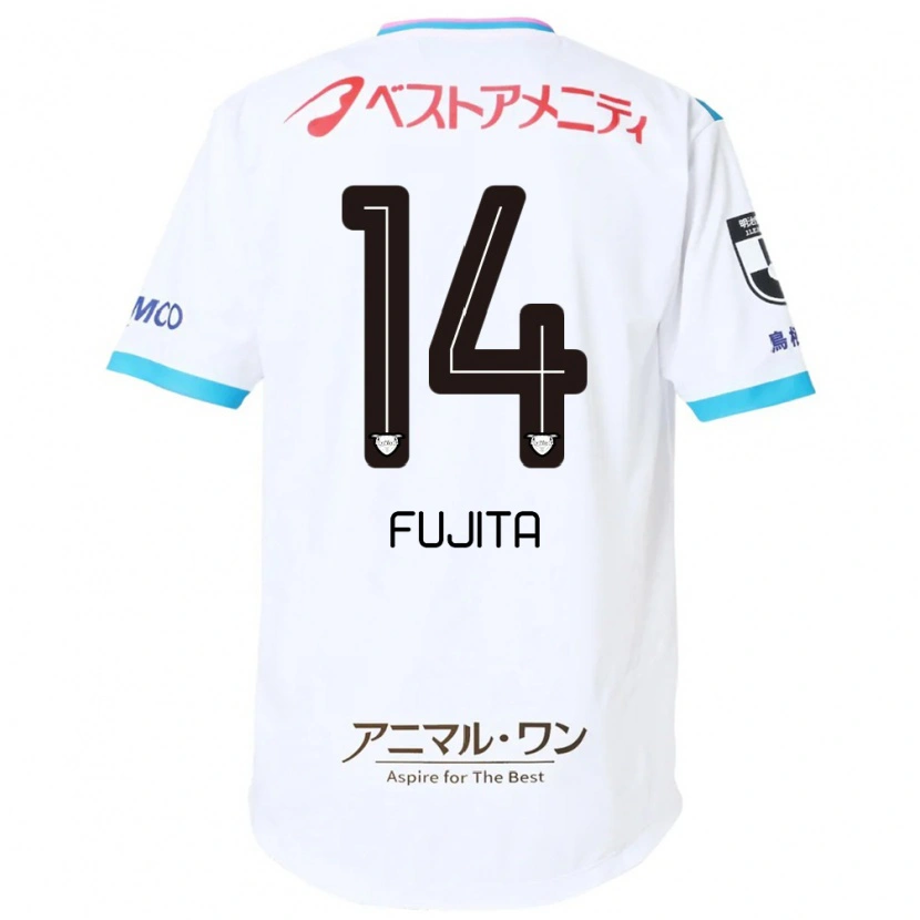Danxen Damen Naoyuki Fujita #14 Weiß Rosa Auswärtstrikot Trikot 2025/26 T-Shirt Österreich