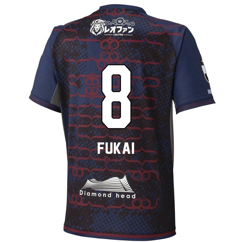 Danxen Damen Kazuki Fukai #8 Blau Rot Auswärtstrikot Trikot 2025/26 T-Shirt Österreich