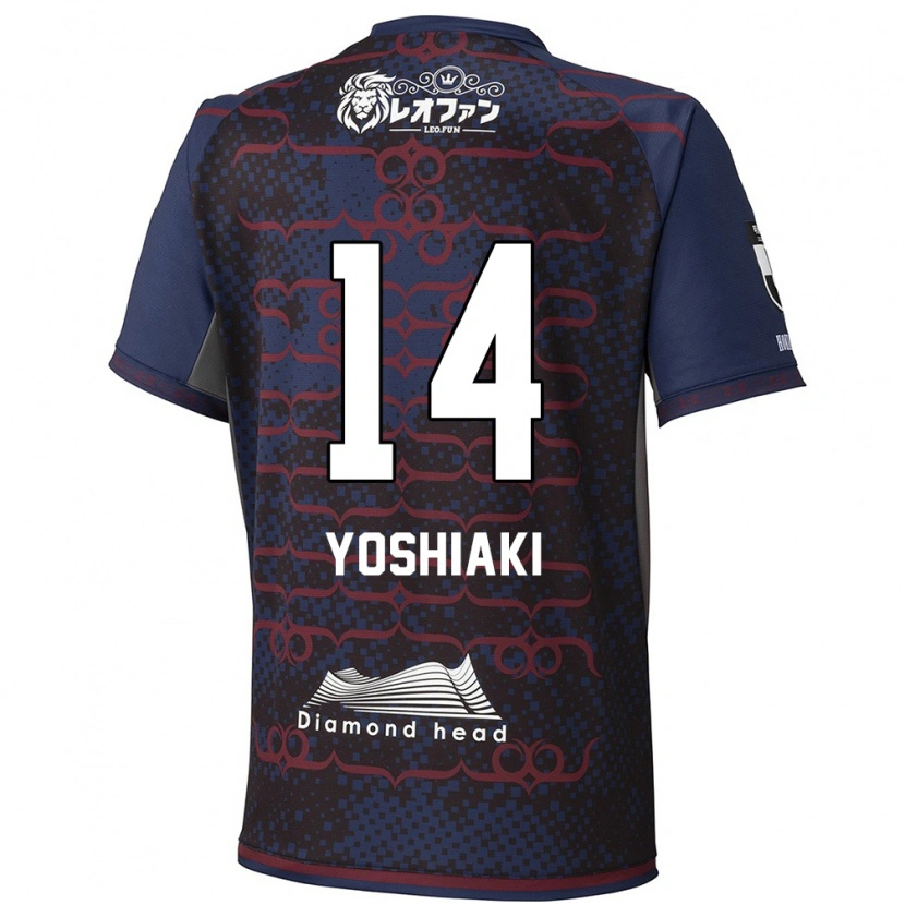 Danxen Damen Yoshiaki Komai #14 Blau Rot Auswärtstrikot Trikot 2025/26 T-Shirt Österreich