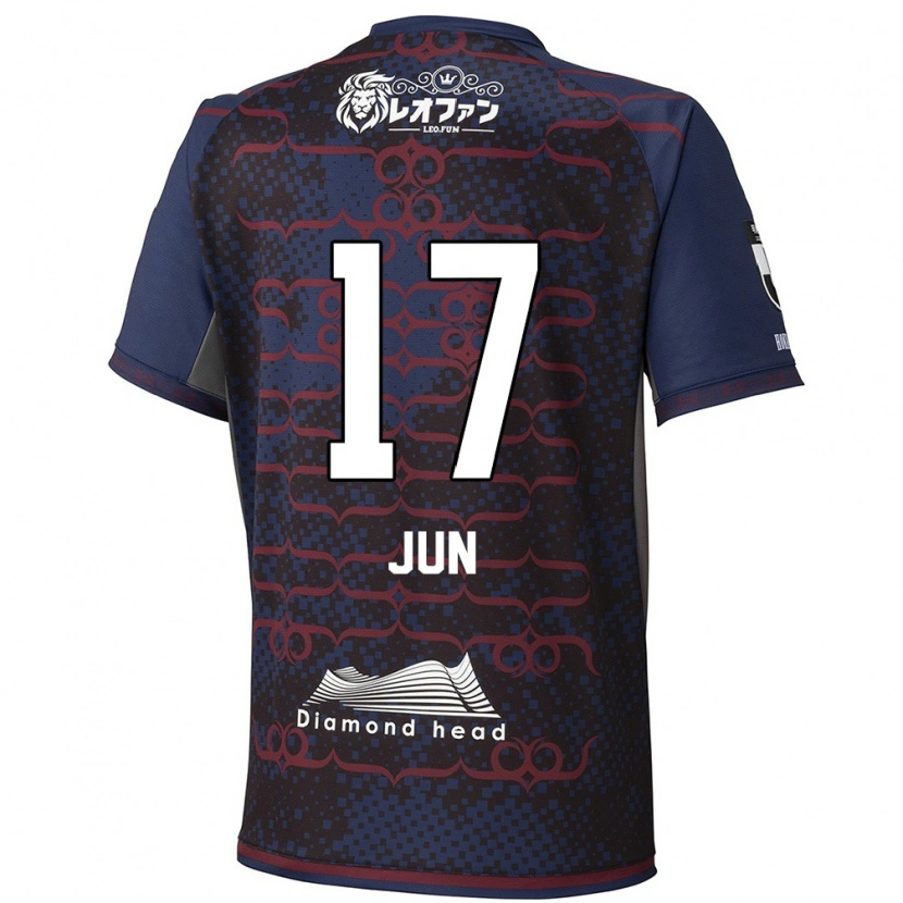 Danxen Damen Jun Kodama #17 Blau Rot Auswärtstrikot Trikot 2025/26 T-Shirt Österreich
