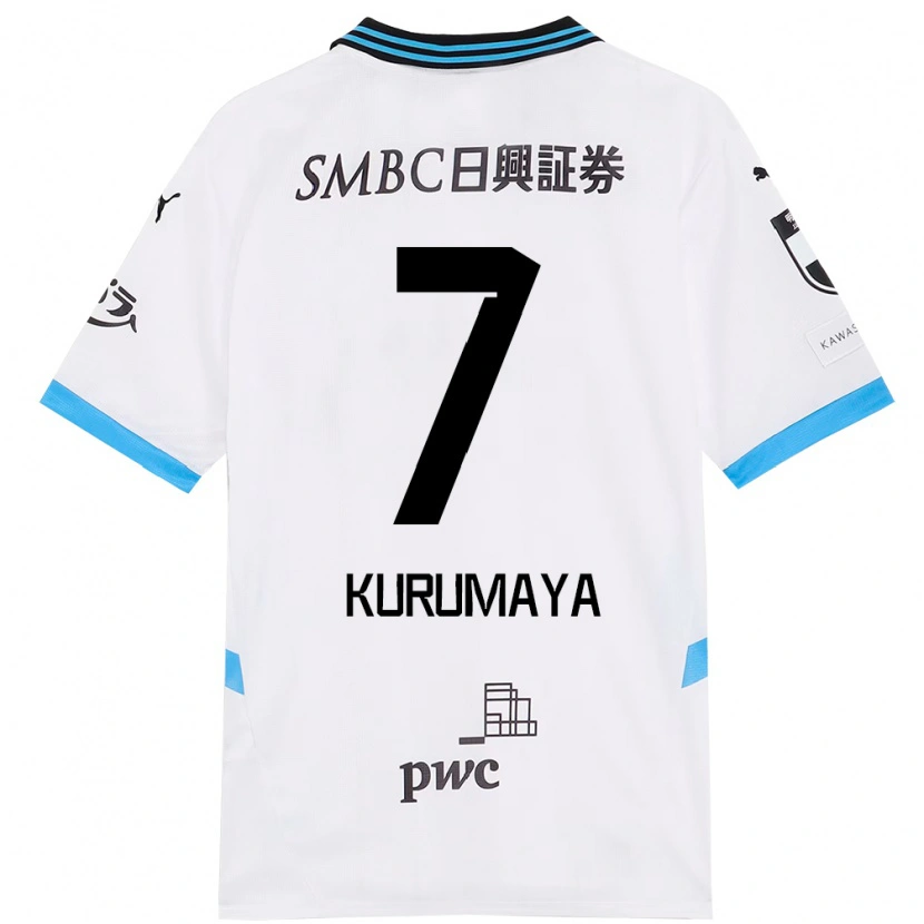 Danxen Damen Shintaro Kurumaya #7 Weiß Himmelblau Auswärtstrikot Trikot 2025/26 T-Shirt Österreich