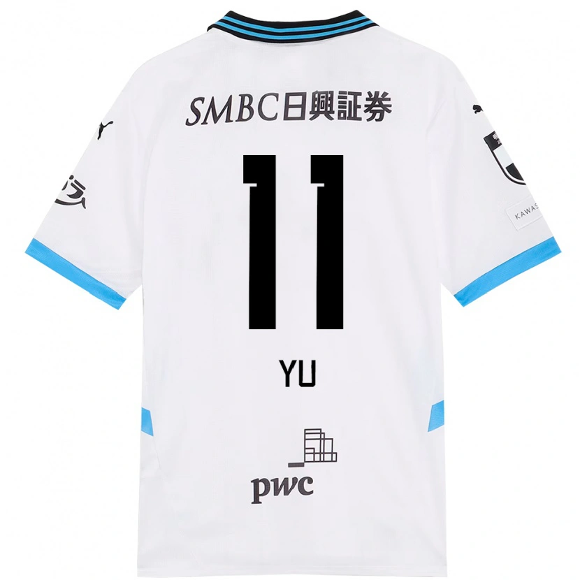 Danxen Damen Yu Kobayashi #11 Weiß Himmelblau Auswärtstrikot Trikot 2025/26 T-Shirt Österreich