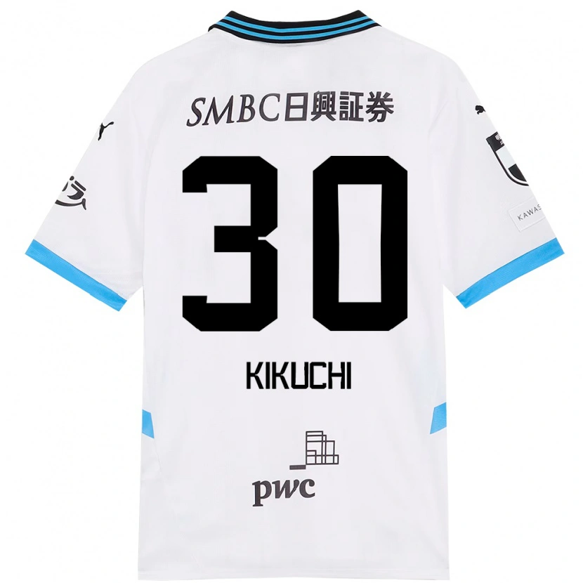 Danxen Damen Kyo Kikuchi #30 Weiß Himmelblau Auswärtstrikot Trikot 2025/26 T-Shirt Österreich