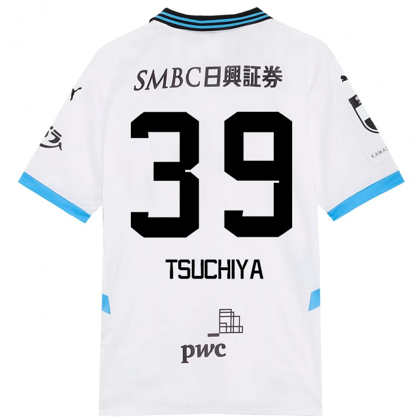 Danxen Damen Kaito Tsuchiya #39 Weiß Himmelblau Auswärtstrikot Trikot 2025/26 T-Shirt Österreich