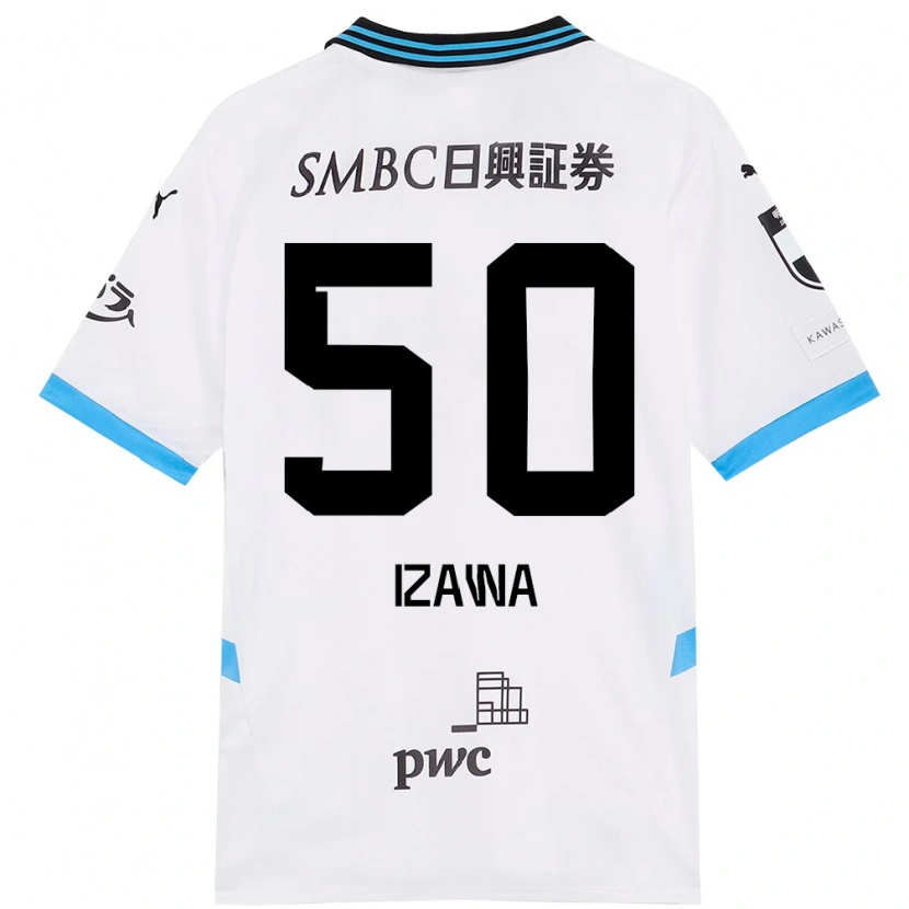 Danxen Damen Haruki Izawa #50 Weiß Himmelblau Auswärtstrikot Trikot 2025/26 T-Shirt Österreich